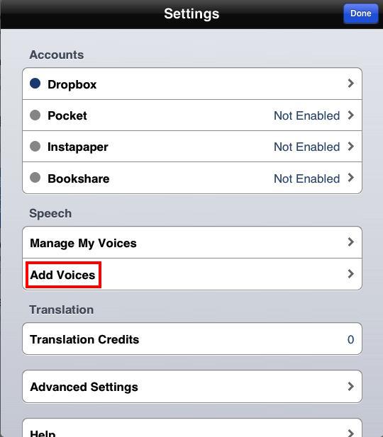 Add Voices