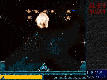 Alian INvasion実行画面