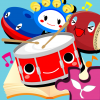 [iPad, iPhone] おやこでリズムえほん: 子どもと一緒に楽器遊びを楽しむ知育絵本。無料。